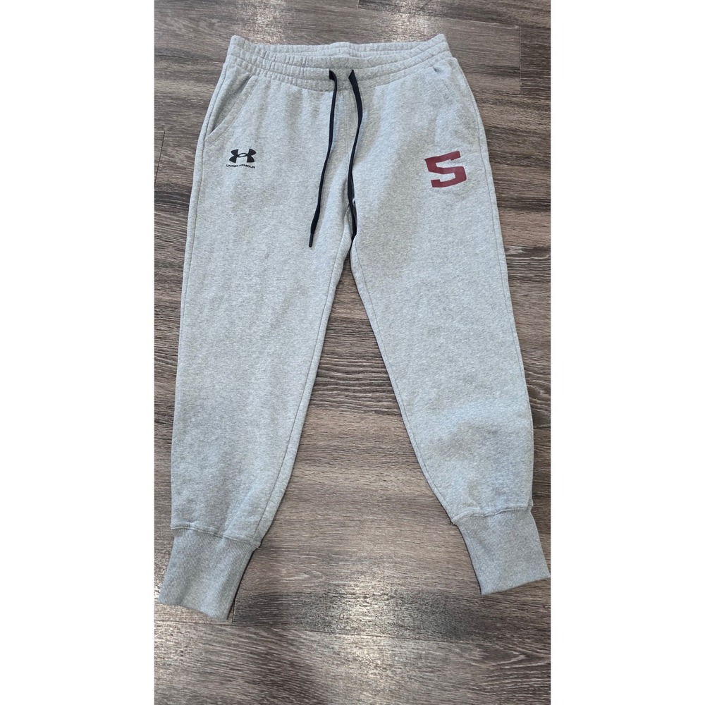 Under Armour Rival Fleece Joggers Heather Gray Womens Medium NWT 1356416